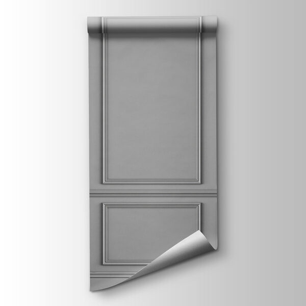 A wall with white panels