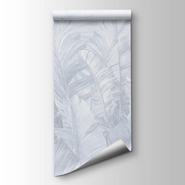 A white leafy pattern A white leafy pattern