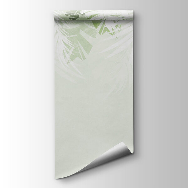 A white and green leaves