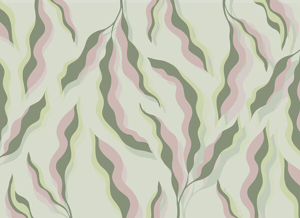 Pattern of leaves on a light background Pattern of leaves on a light background