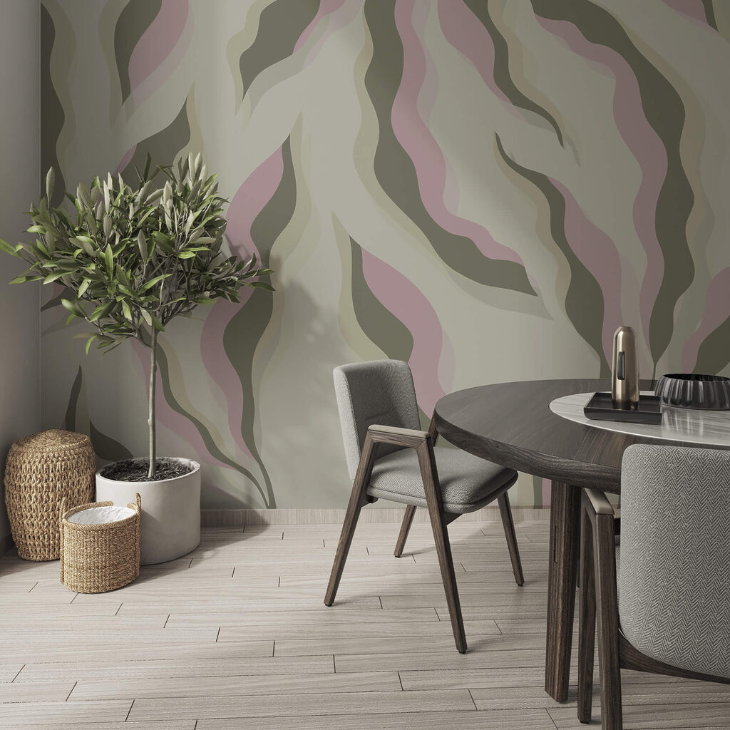 Blattmuster auf hellem Hintergrund Blattmuster auf hellem Hintergrund