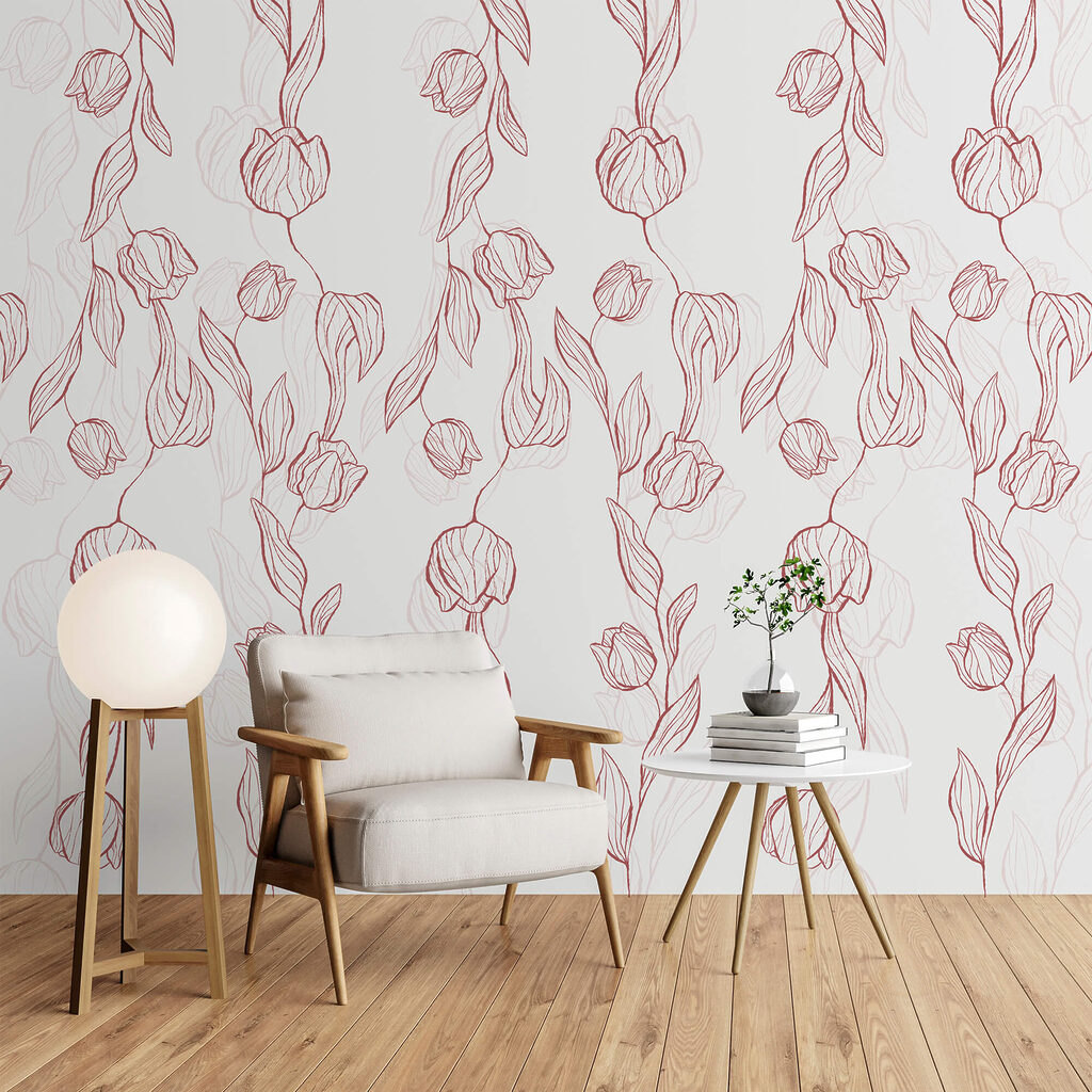 Blumen- und Blattmuster Blumen- und Blattmuster