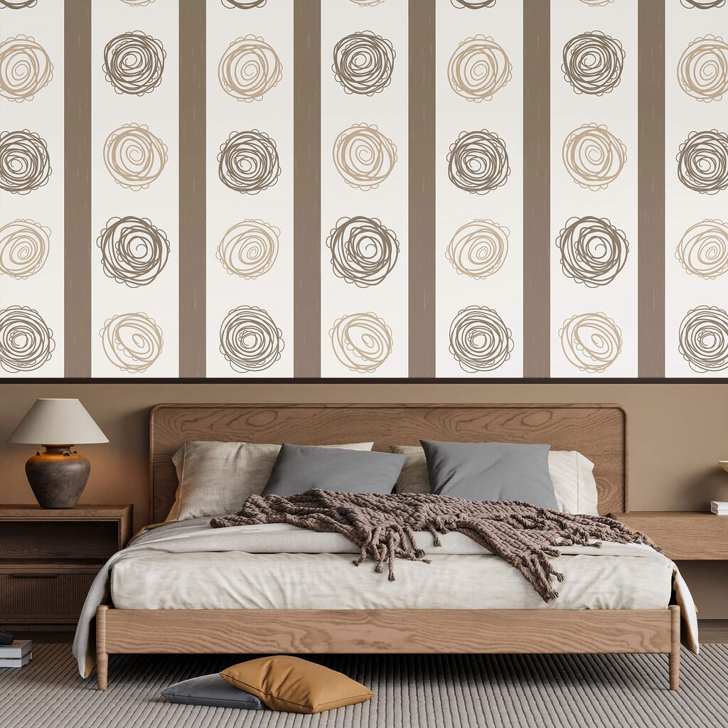 Muster aus Kreisen und Linien Muster aus Kreisen und Linien