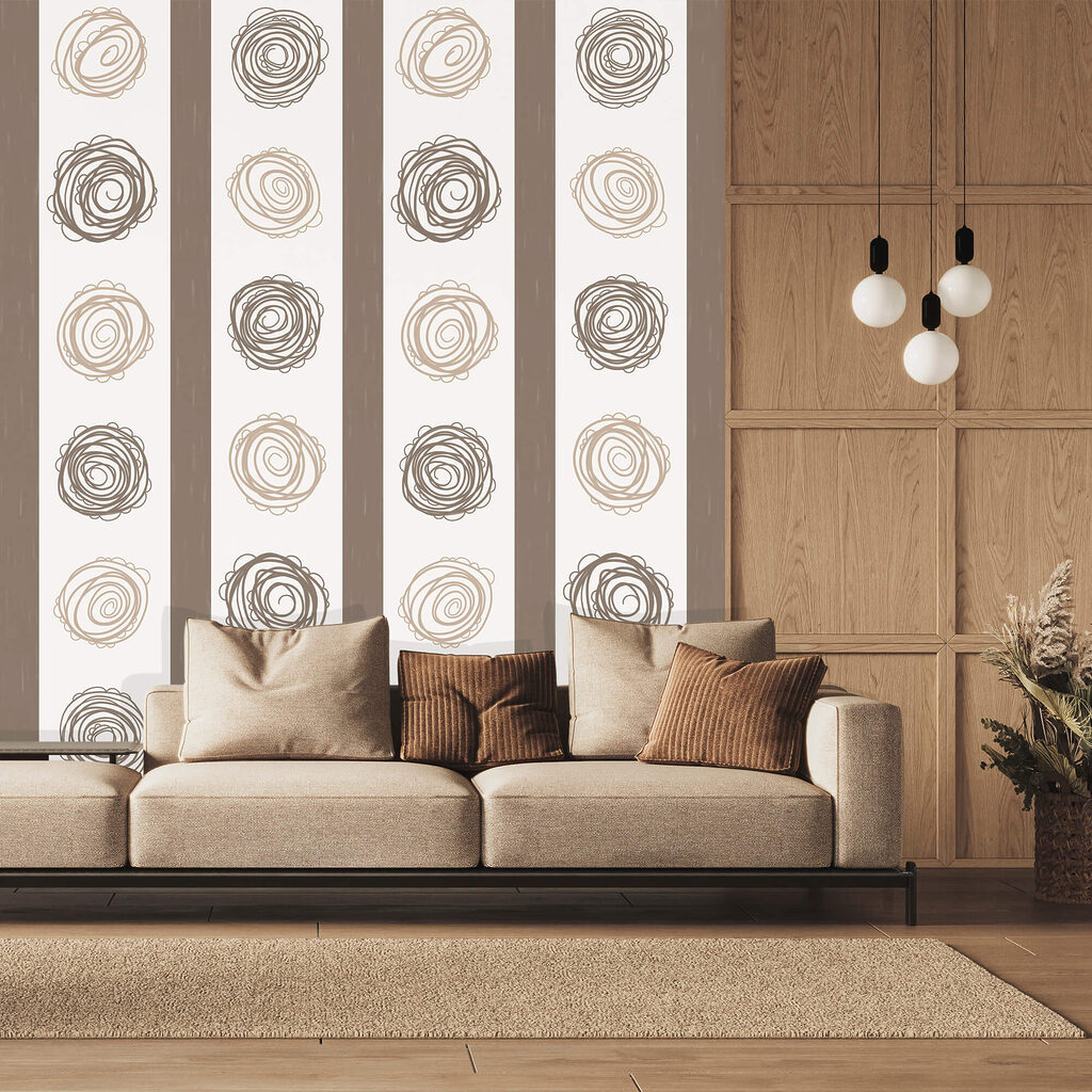 Muster aus Kreisen und Linien Muster aus Kreisen und Linien