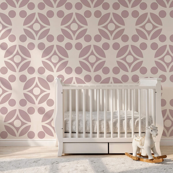 Muster aus Kreisen und Punkten