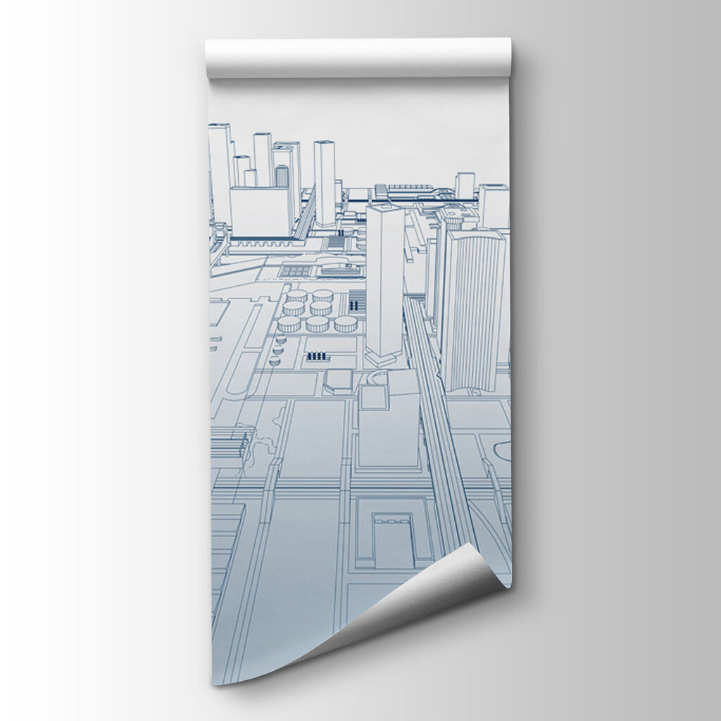 Blueprint of a city Blueprint of a city