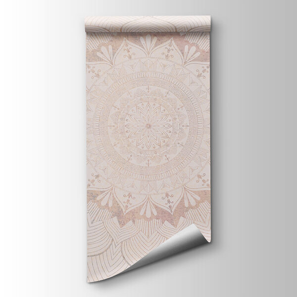 Circular pattern on a white surface