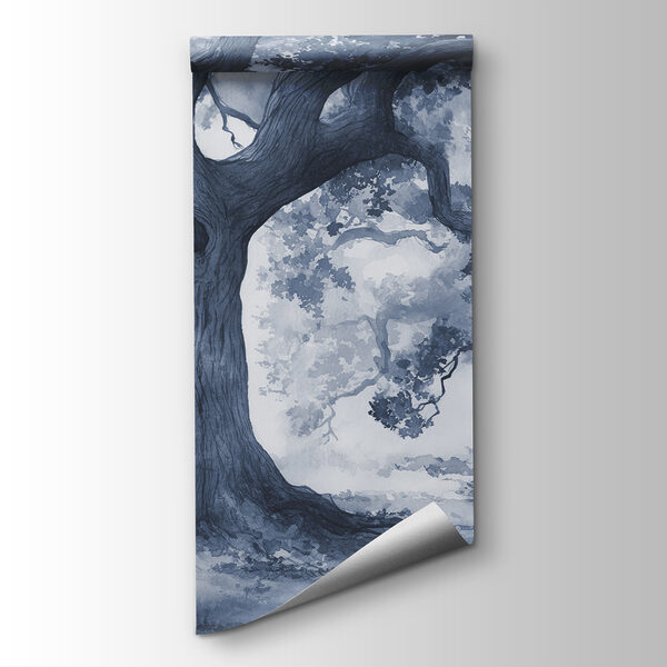 A group of trees with many branches A group of trees with many branches