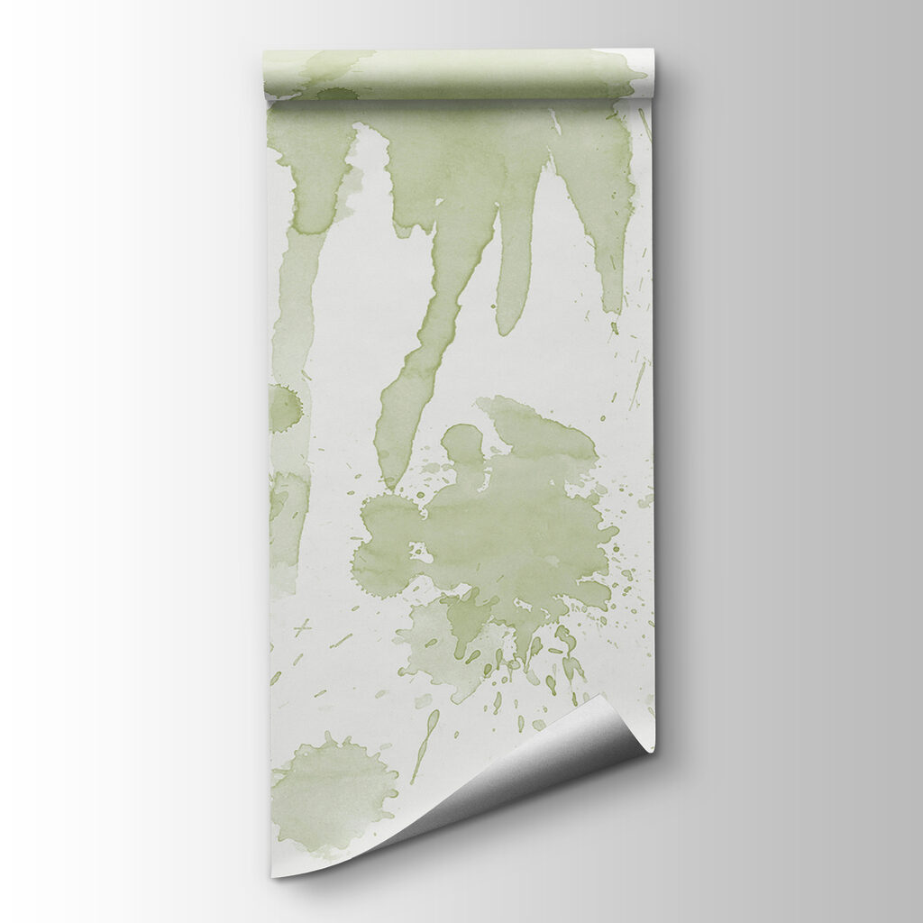 A close up of a paint splatter