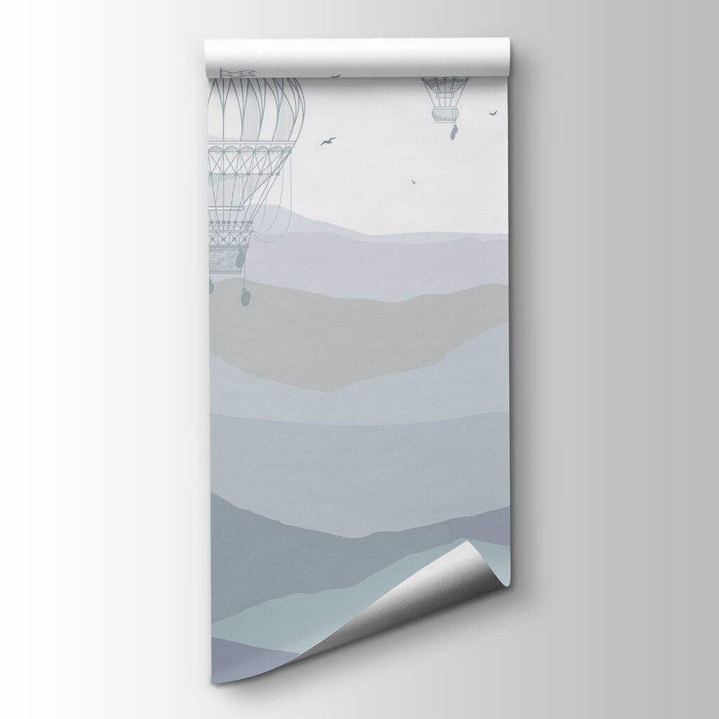 Group of hot air balloons in the sky