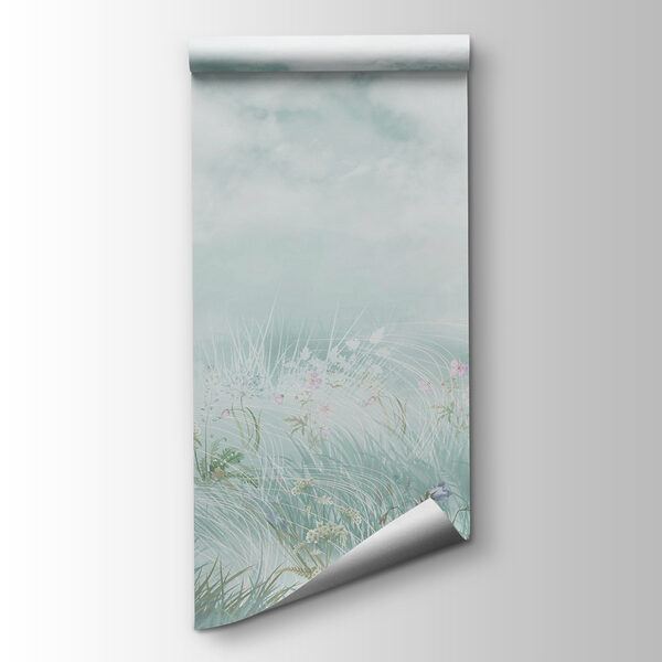 Field of grass and flowers