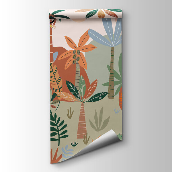 Cartoon of animals in a jungle