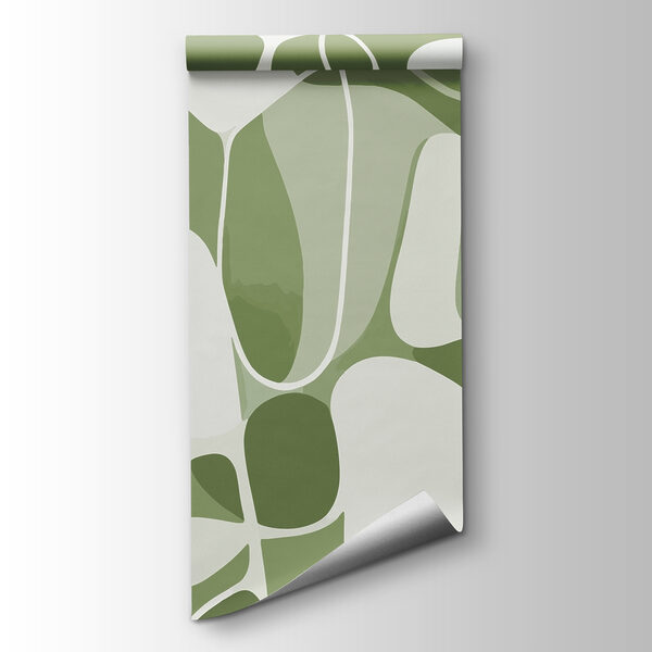 Green and white pattern Green and white pattern