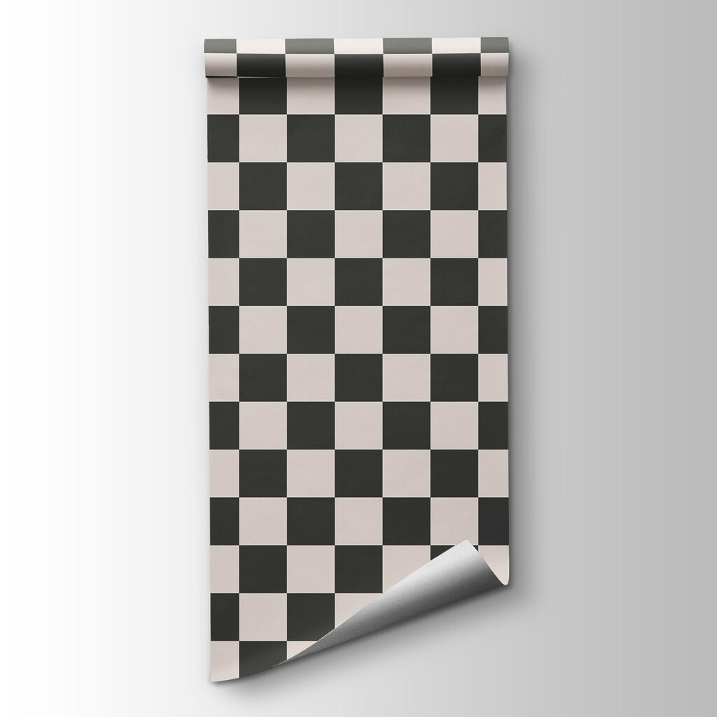 Black and white checkered pattern