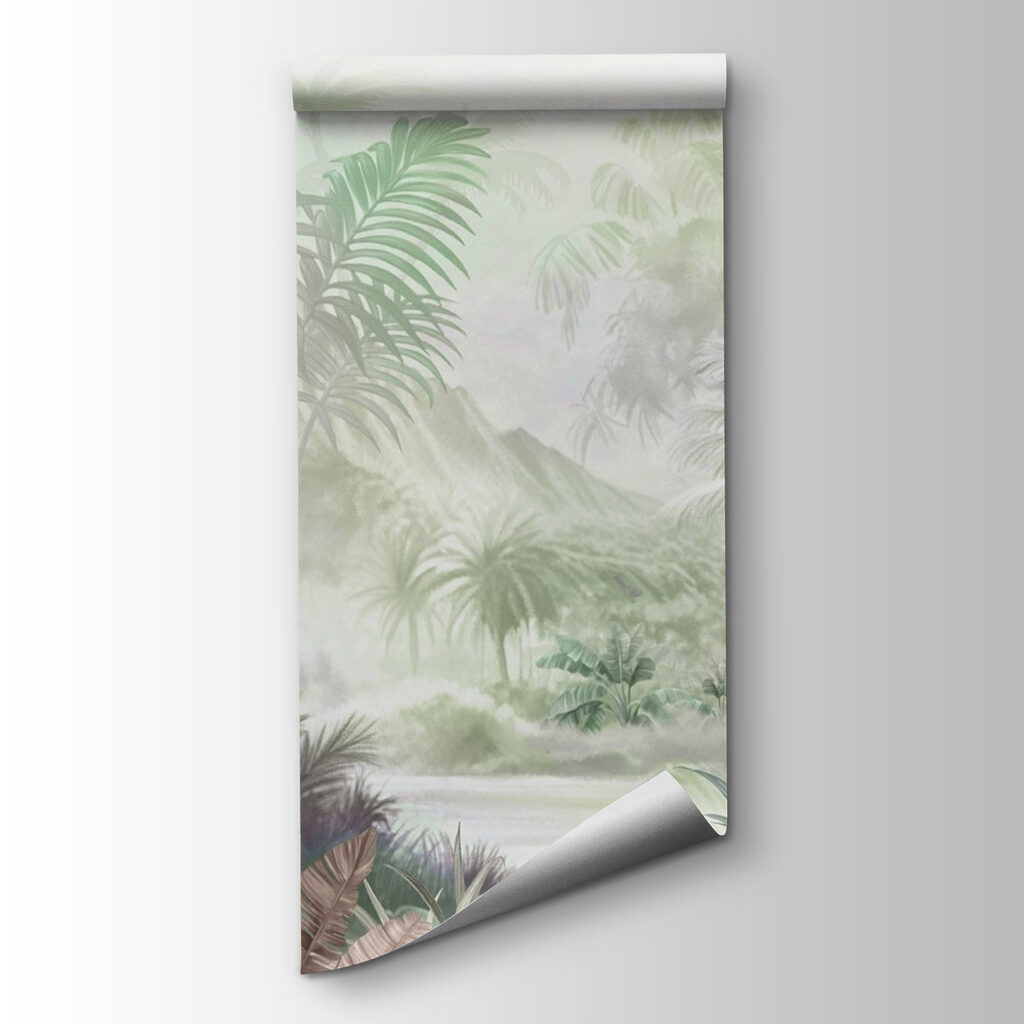 Painting of a forest