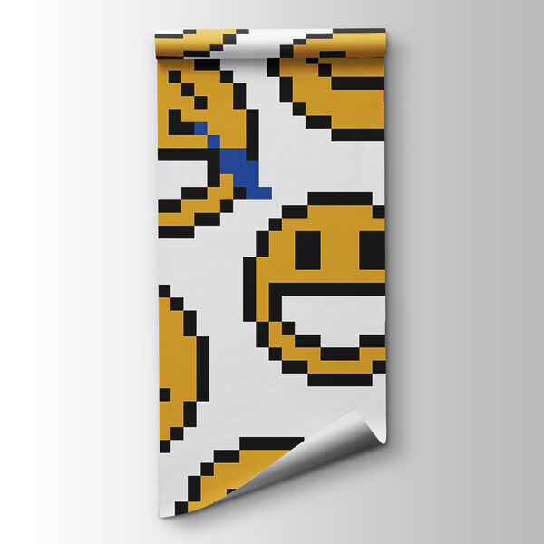 Group of yellow smiley faces