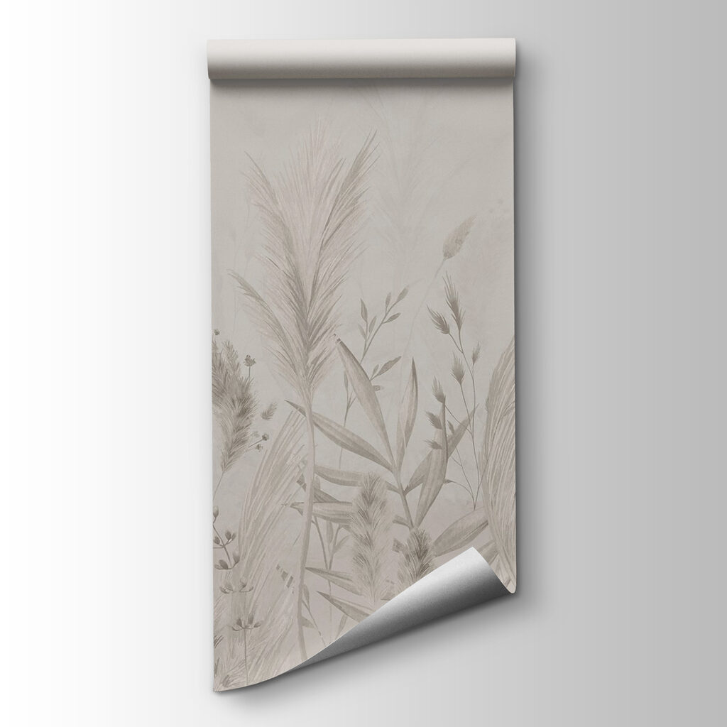 Whimsical botanical illustration in neutrals Whimsical botanical illustration in neutrals