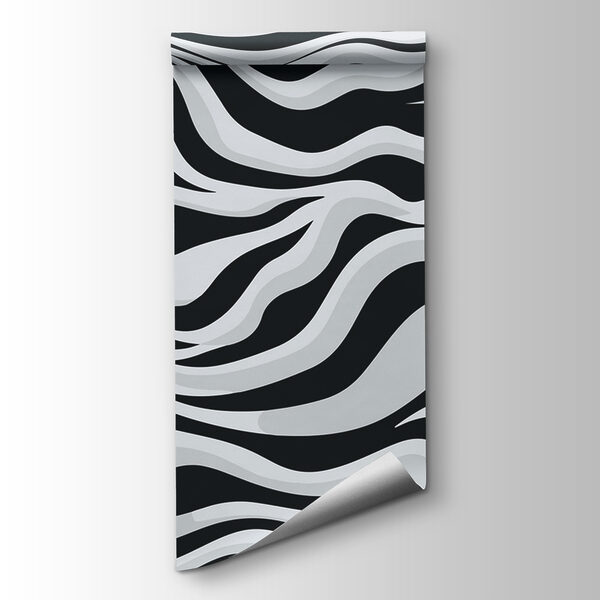 Black and white striped pattern Black and white striped pattern