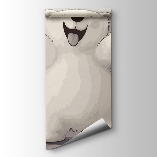 Cartoon of a polar bear