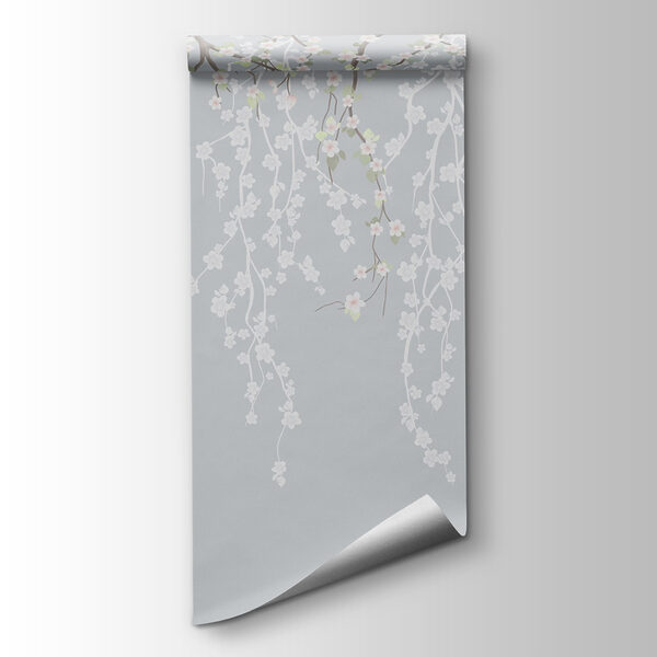 White flowers on a tree branch