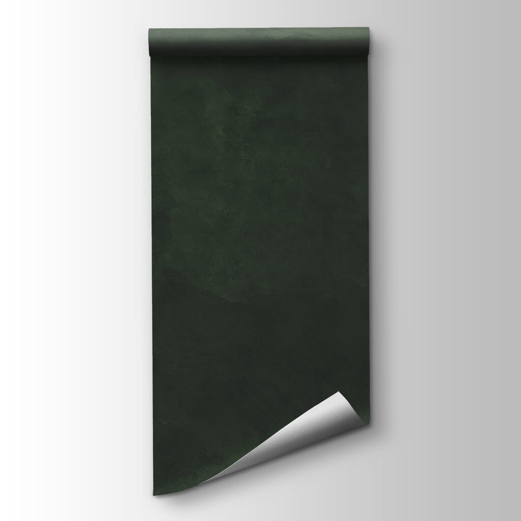 Dark green wall with rough edges