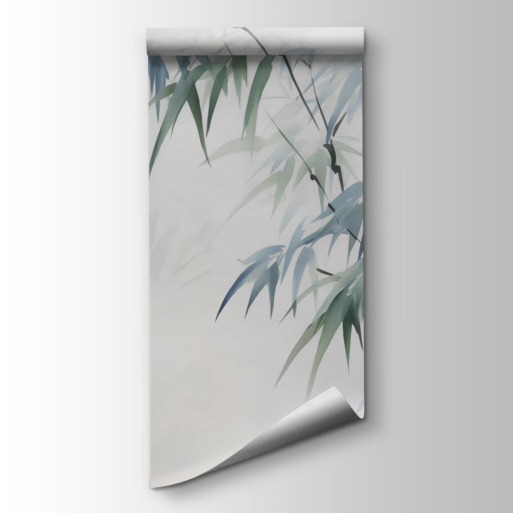 Serene bamboo in soft hues