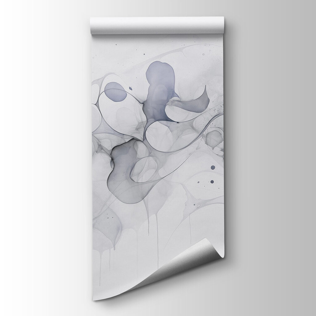 Abstract fluid shapes in soft tones Abstract fluid shapes in soft tones