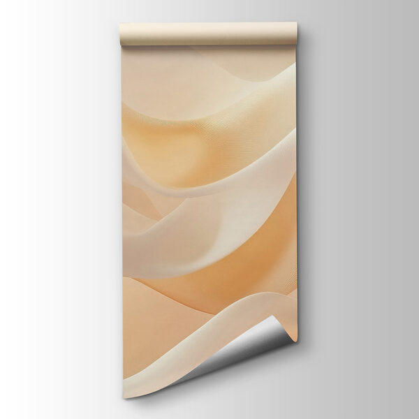 Soft waves of delicate fabric design