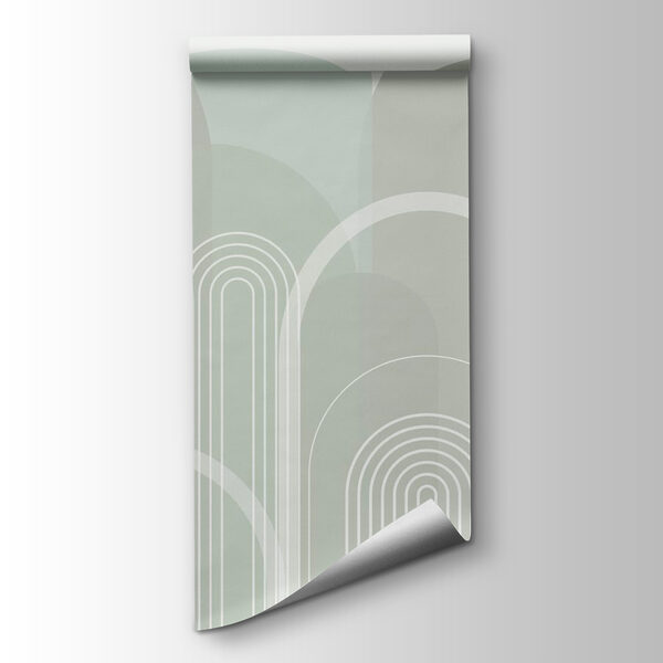 White and gray background with white lines