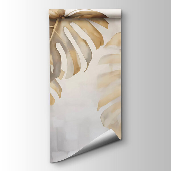 Elegant leaves in soft tones