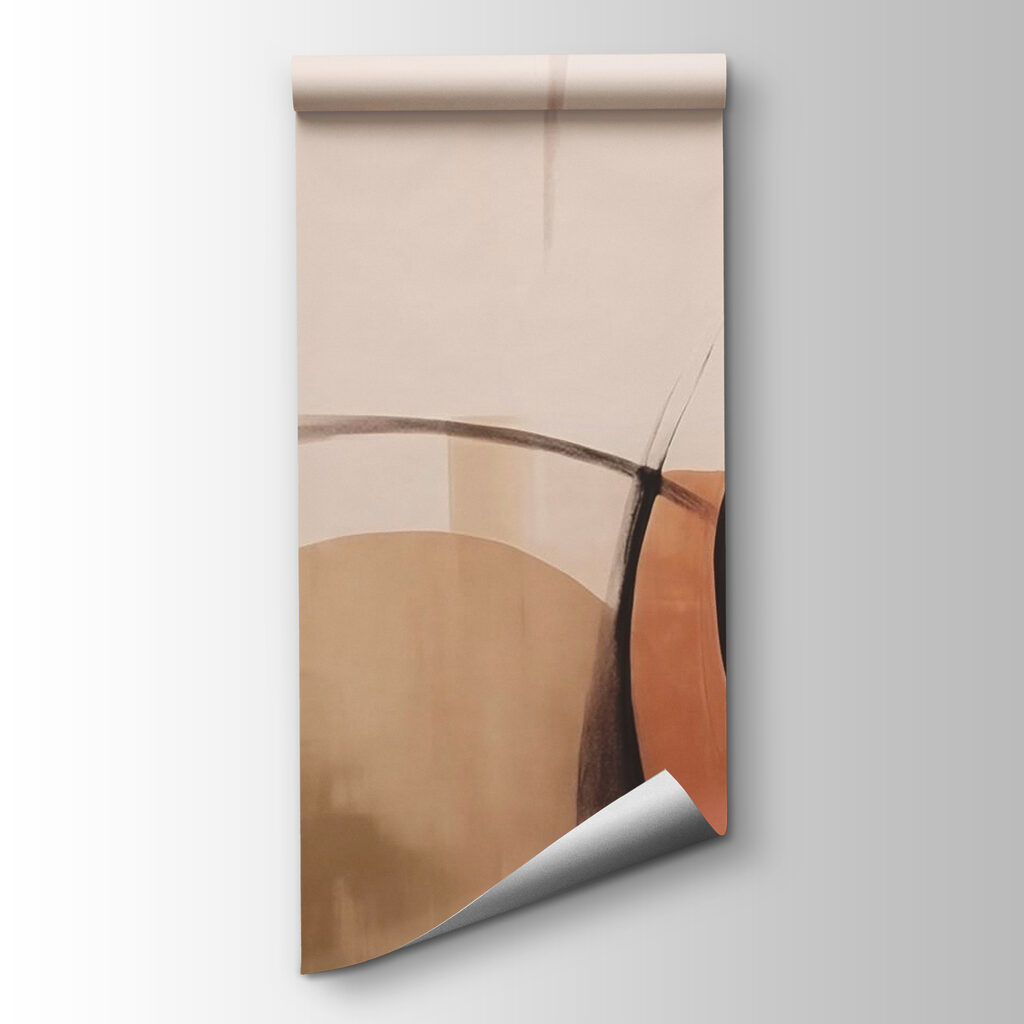 Painting of circles and lines