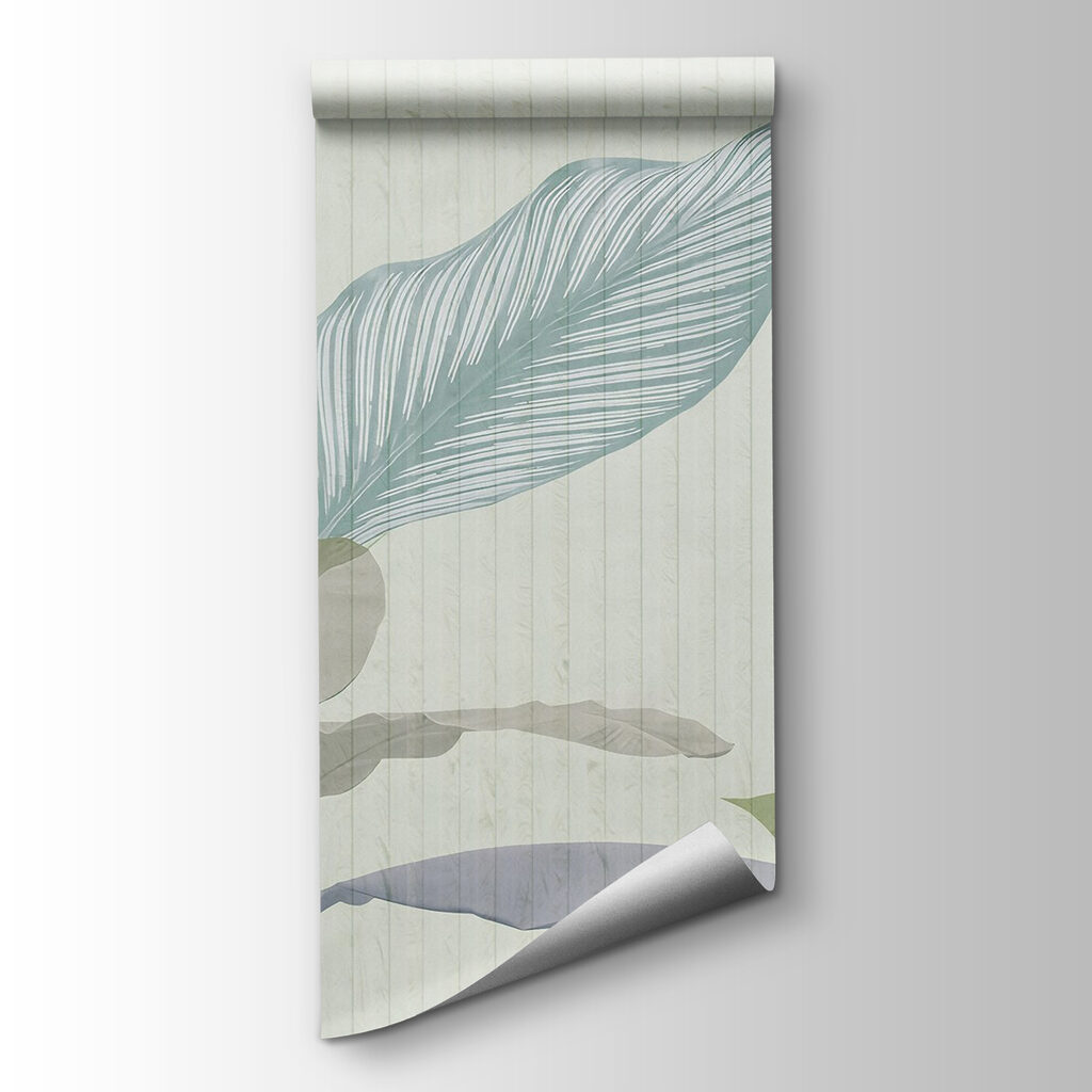 Lush foliage in soft pastel tones