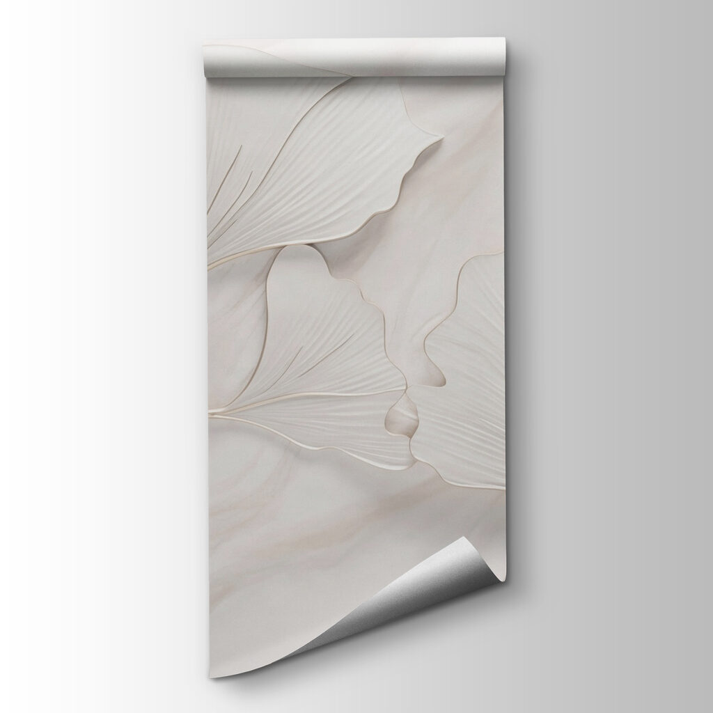 Delicate leaves on a soft background