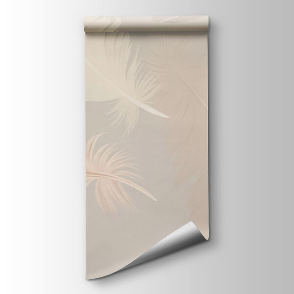 Group of feathers on a white background