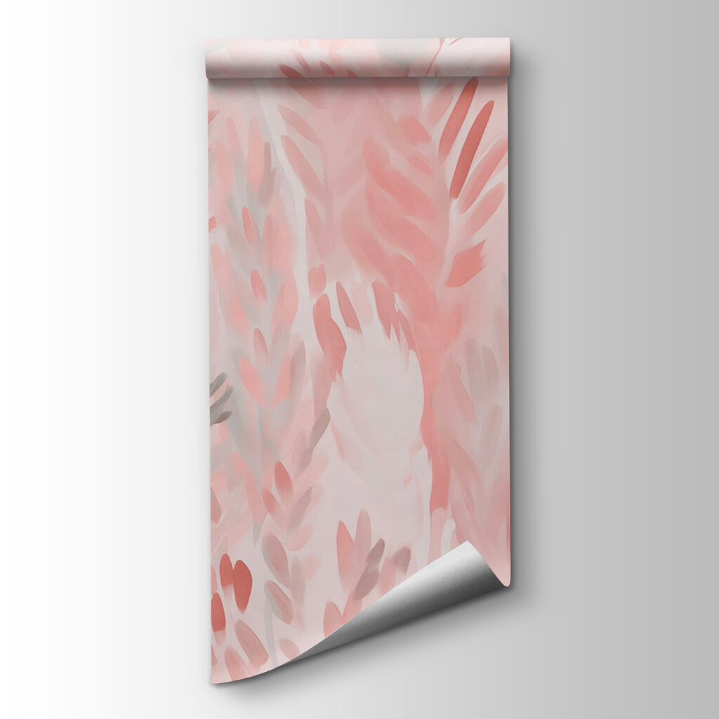 Pink and grey leaves