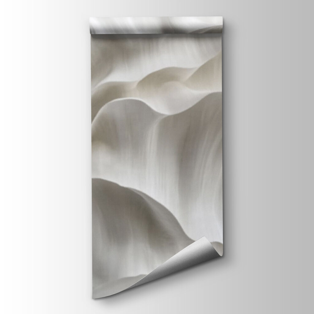 - Flowing textures in soft hues