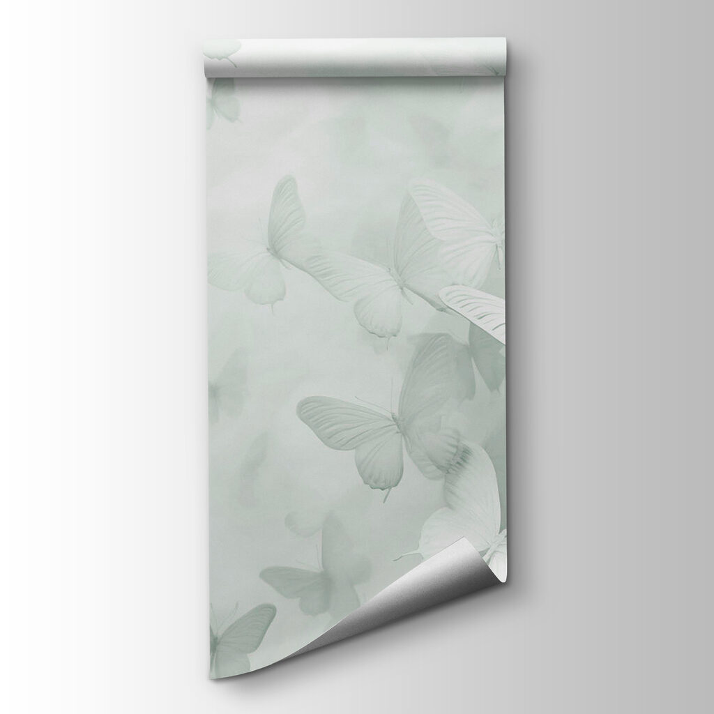 Group of butterflies flying