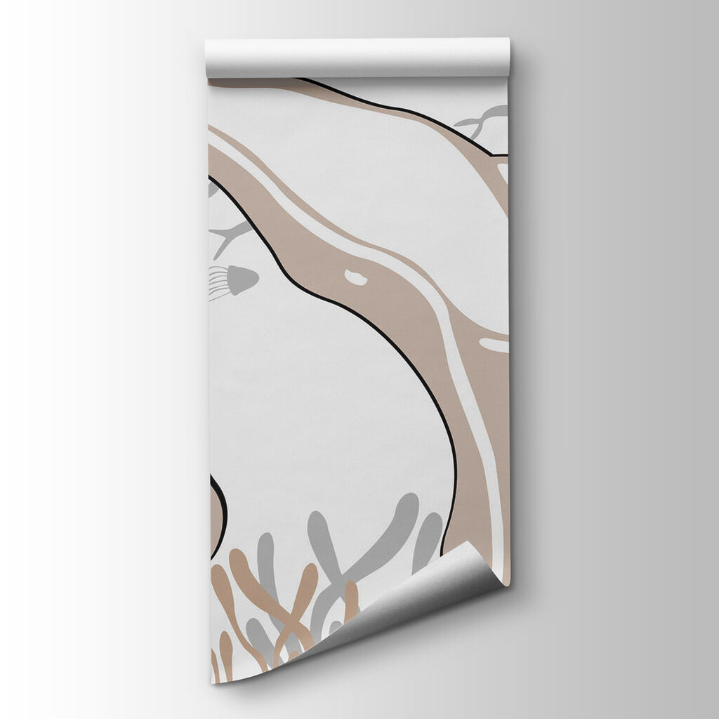 Dolphin swimming in the ocean