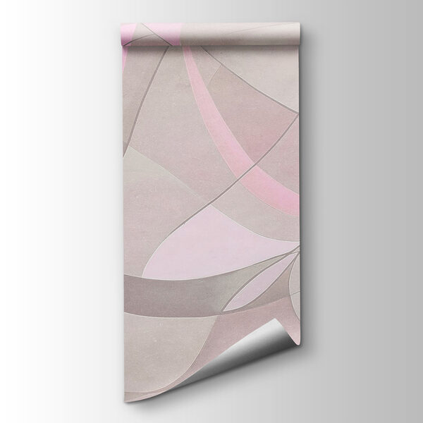 Pink and grey art