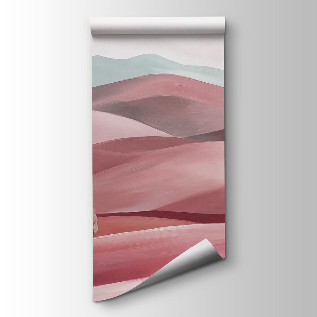 Landscape of hills with trees Landscape of hills with trees