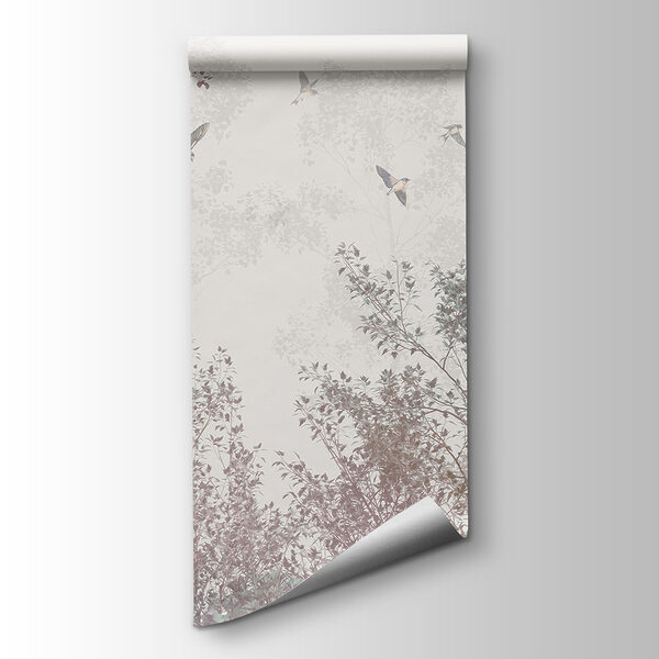 Birds flying in the sky