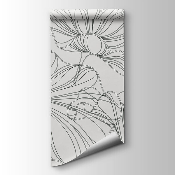 Pattern of flowers on a white background