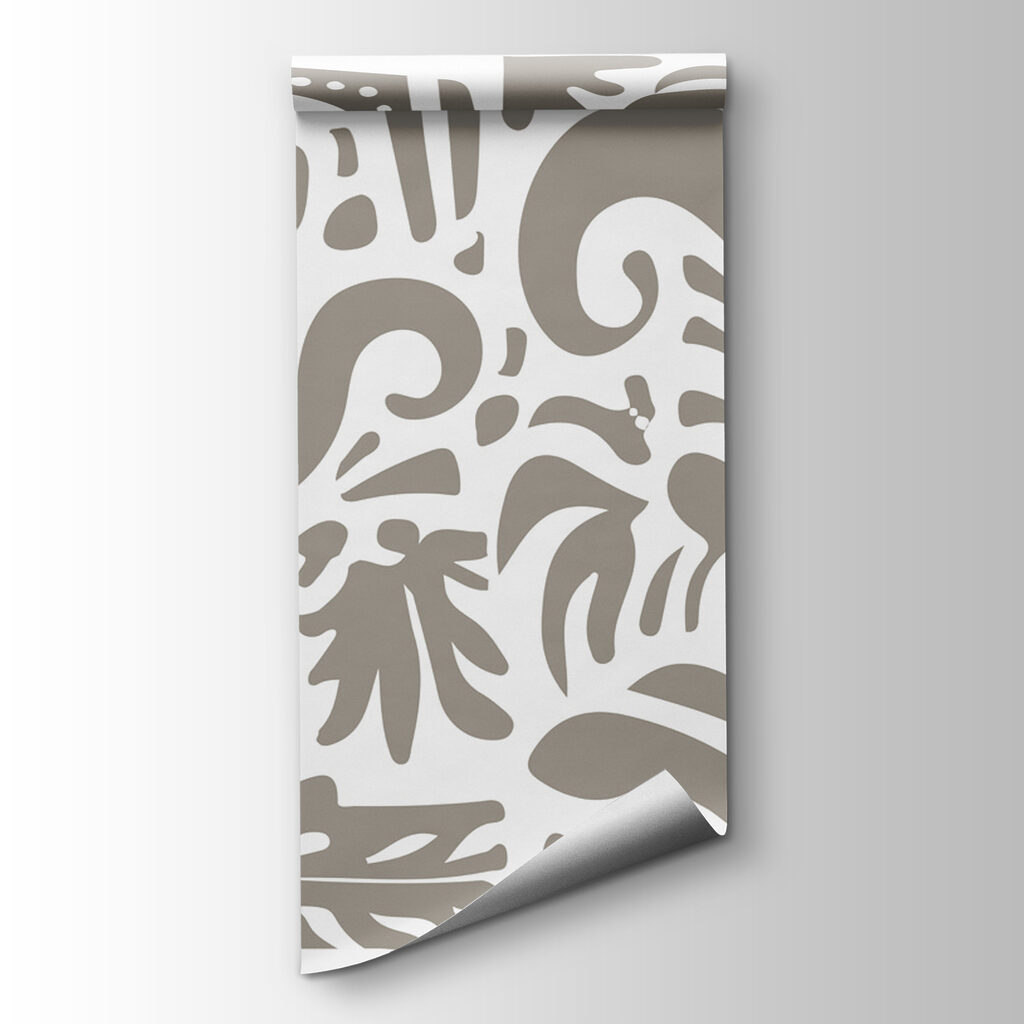 White and gray pattern