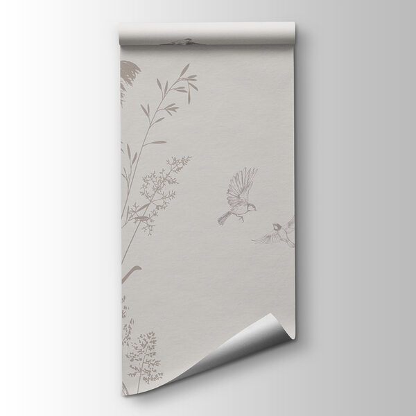 Birds flying over tall grass Birds flying over tall grass