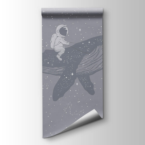 Person riding a whale