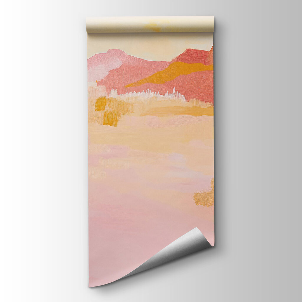 Painting of a desert landscape