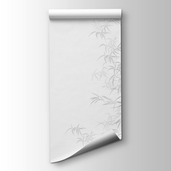 White background with leaves White background with leaves