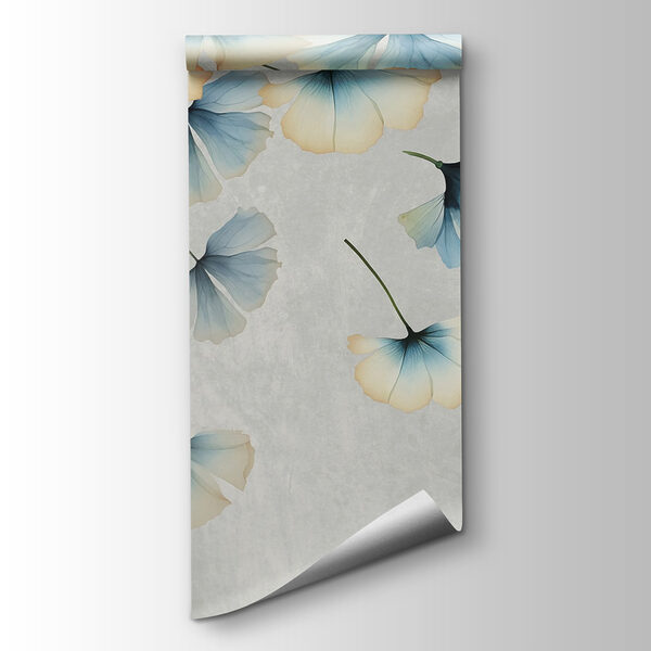 Group of flowers flying in the air