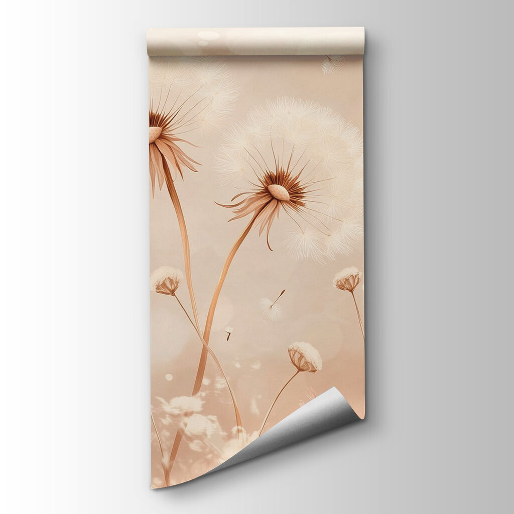 Dandelions dancing in the gentle breeze