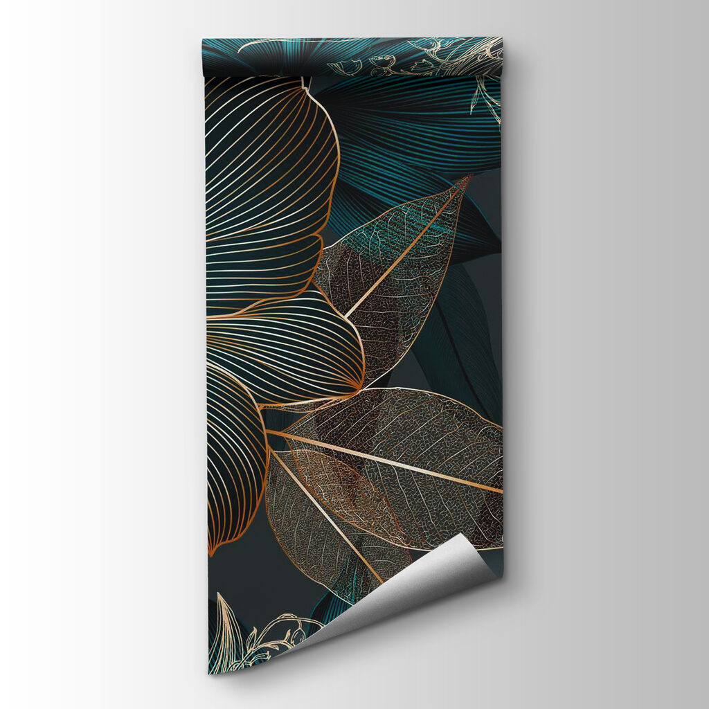 Elegant floral design in dark tones Elegant floral design in dark tones